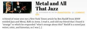 Metal and All That Jazz